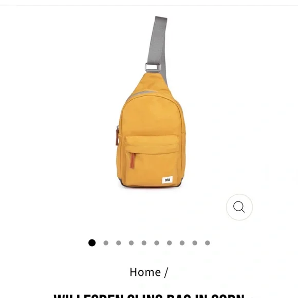 WILLESDEN SLING BAG IN CORN - Picture 1 of 5